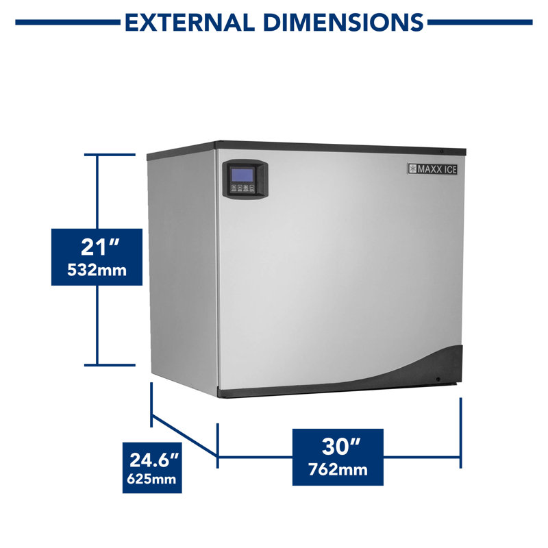 Maxx Ice Maxx Ice Intelligent Series, 30" Modular Ice Machine