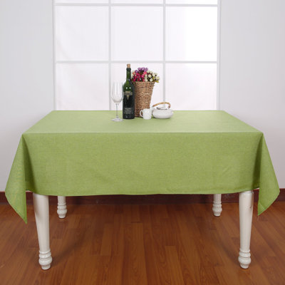 Wrinkle Resistant Waterproof Linen Look Tablecloth