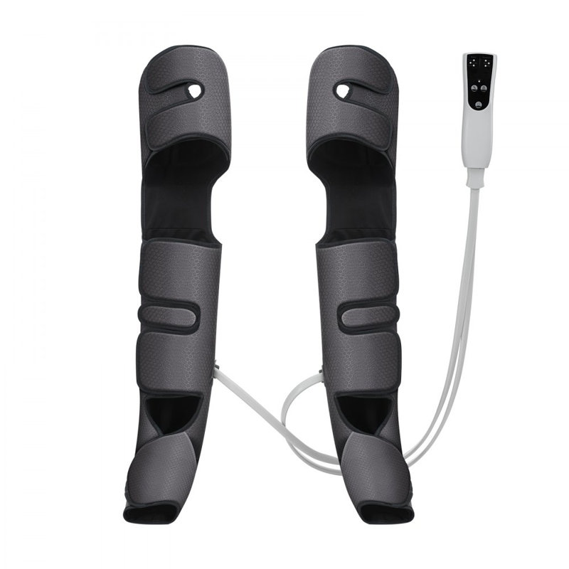 Masseur complet pour les jambes, masseur à compression d'air pour les jambes, les mollets et les cuisses, 3 modes et 3 intensités, bottes de massage pour la circulation des jambes, relaxation, soulagement de la douleur - excellent cadeau pour maman / pa