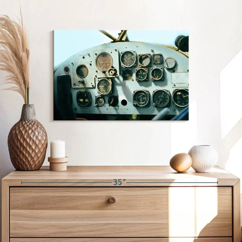 Mehar Helicopter Control Panel, 16" H x 24" W