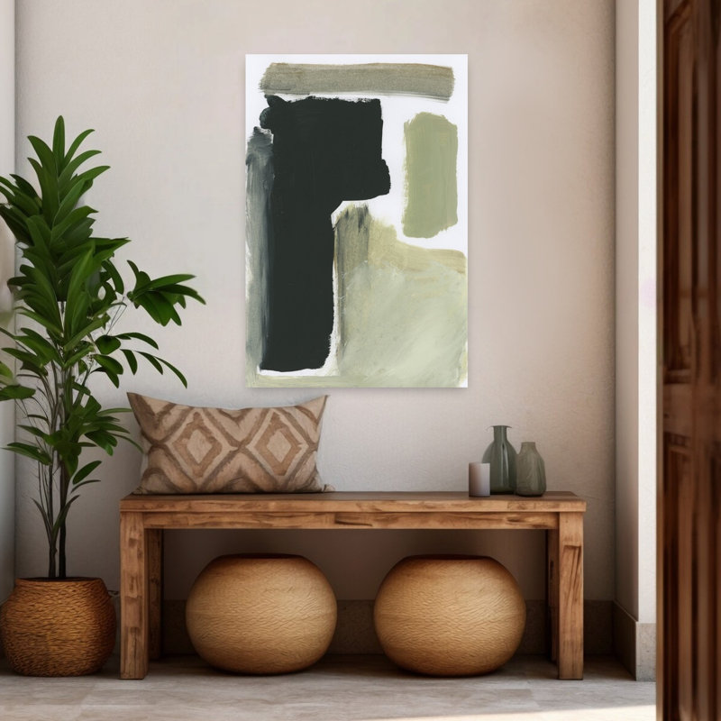 Art contemporain contemporain abstrait, H 48 po x l 32 po