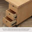 Bureau en bois de pin massif de haute qualité à 3 tiroirs-1255141546-1255141547