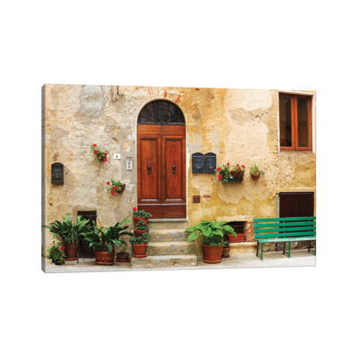 " Italy, Pienza. House Door. " by Jaynes Gallery