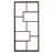 Winou 71''H 8-shelf Geometric Display Bookcase-401831487
