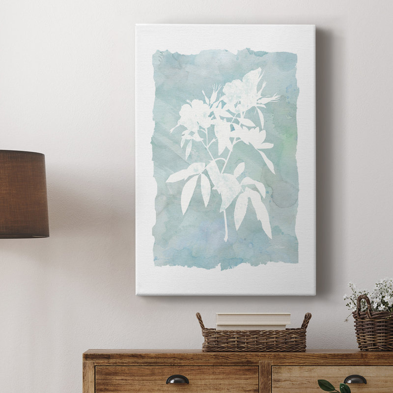 Silhouette botanique III - Cavas enveloppés de galerie, H 36 po x l 24 po