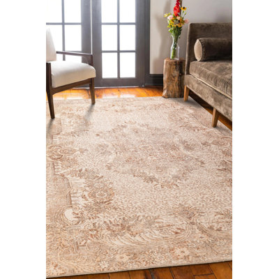 Caretta Chenille Oriental Indoor / Outdoor Rug