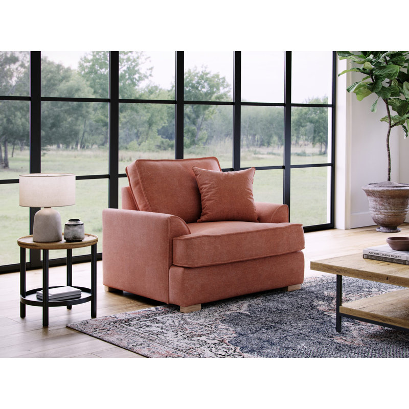 Chadwic Upholstered Armchair, Pink