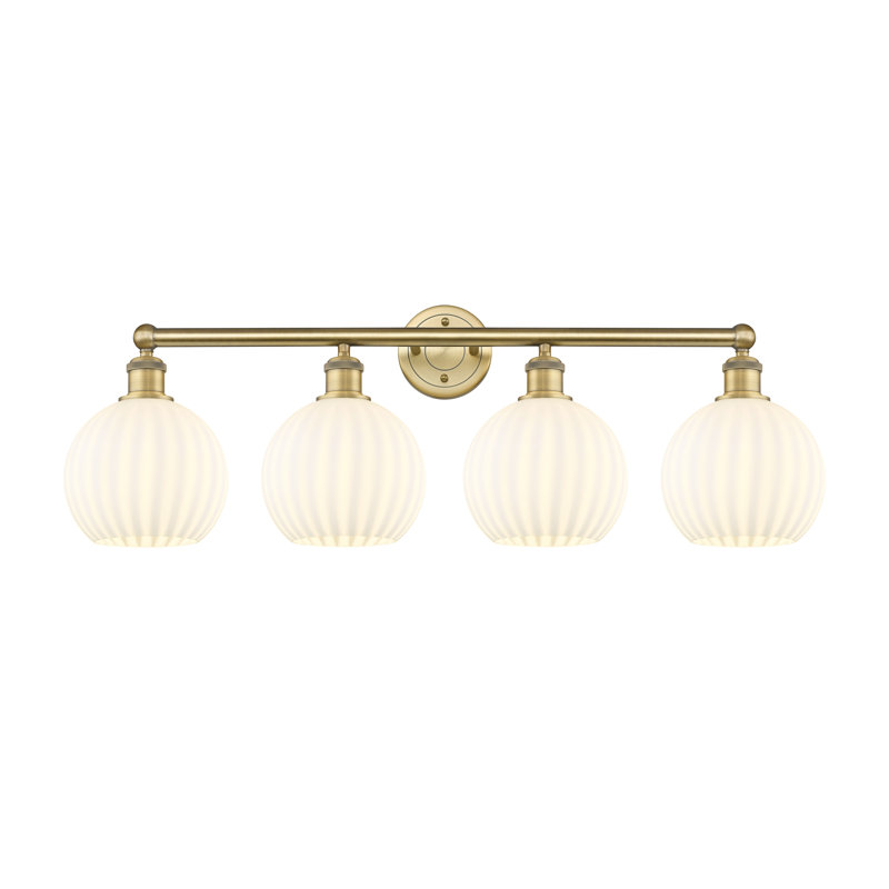 Beronica 4 - Light Dimmable Vanity Light, Brushed Brass