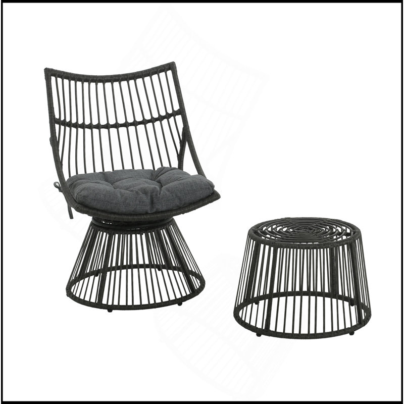 CHAIR & SIDE TABLE