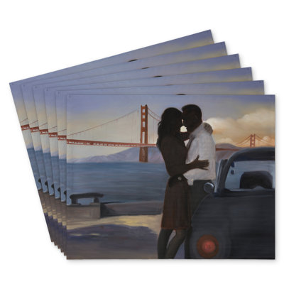 Polyester Eiver Set of 6 | A Loving Couple San Francisco