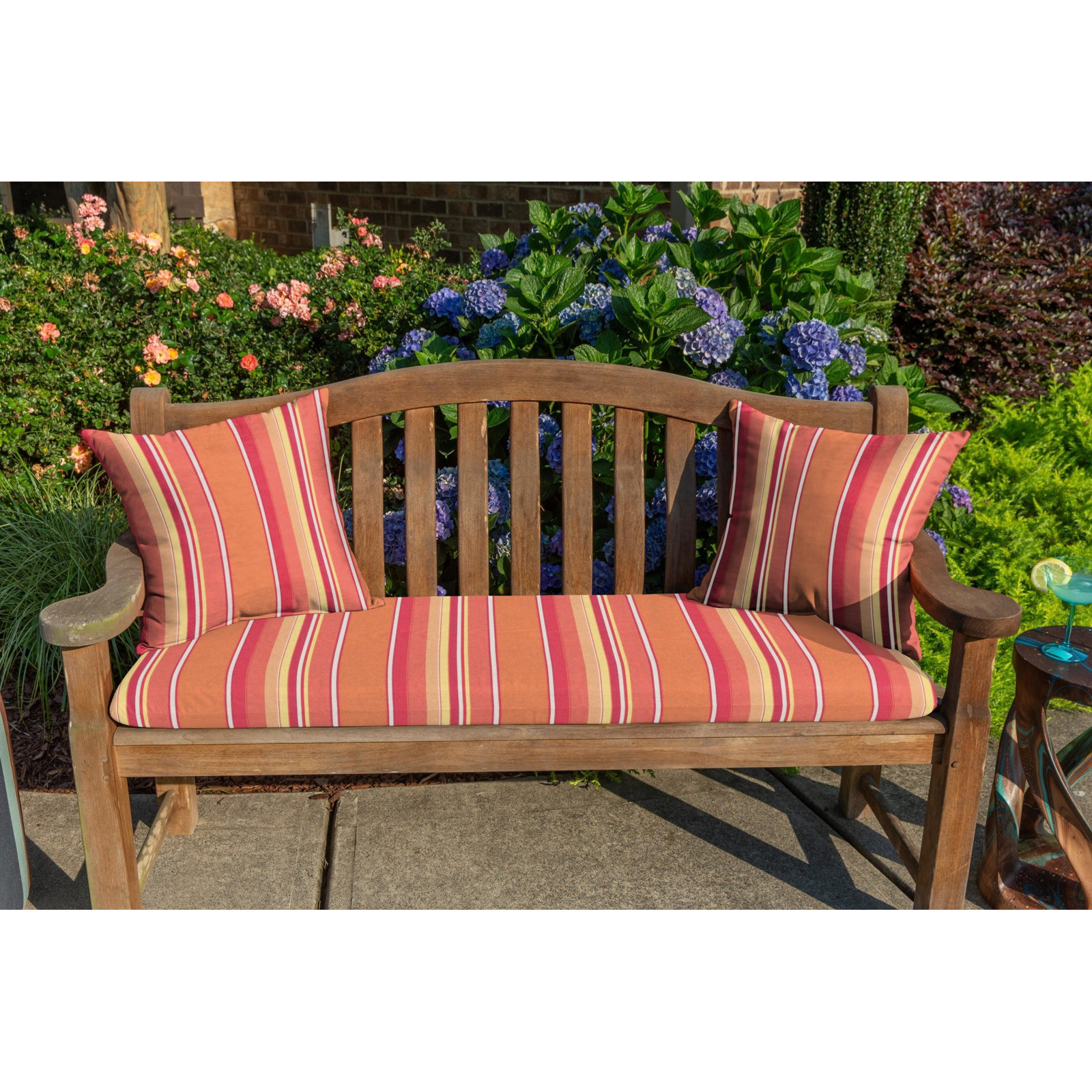  Outdoor Square Pillow Cover & Insert, 18"H x 18"W, Dolce Mango Sunbrella®