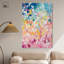 «Joyful Rainfall I», toile de couleur moderne abstraite par Art Remedy-107456667-107456644