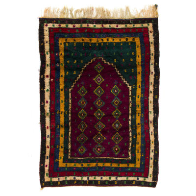 Tapis turc vintage "Tulu" fait à la main
