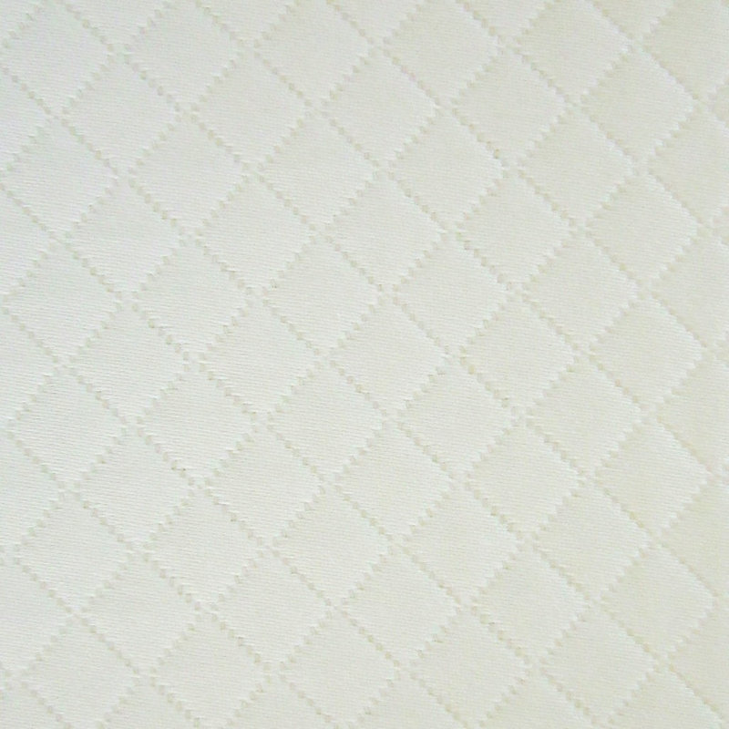 Diamante 100% Cotton Coverlet, California King Coverlet / Bedspread, Ivory