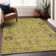 Premium Machine Washable Prisco Gold Rug