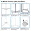 Folkert Fairmont Park Multi-Screen Single Screen Floor stand mount Electronic Mount