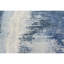 Abstract Area Rug in Dark Blue/Gray/Ivory