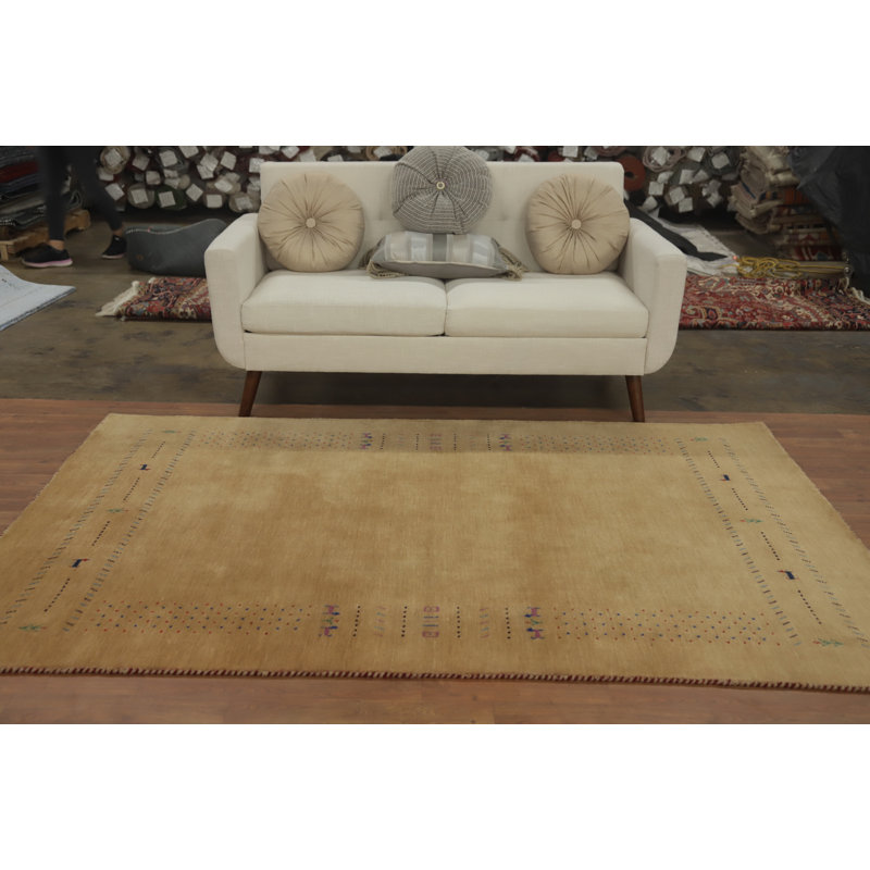 Tribal Gabbeh Style Oriental Area Rug 5x8