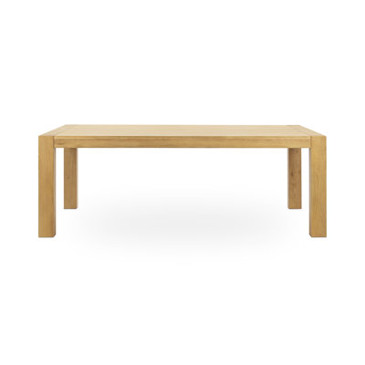 Block 84" Solid Wood Dining Table
