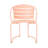 Iron Bistro Furniture - Modern Patio Look Elegant In Coral Color-1285946955