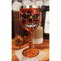 Eberto 8 oz. Stainless Steel Goblet (Set of 4) Latitude Run