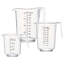 3 Piece Plastic Measuring Jug Set