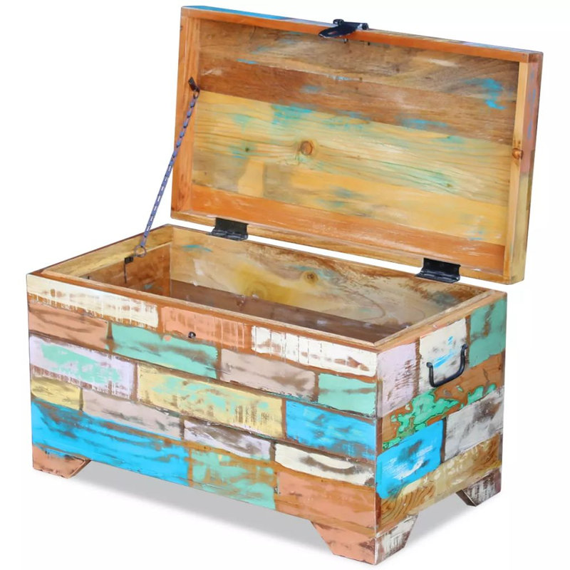 Commode de rangement en bois massif Bem
