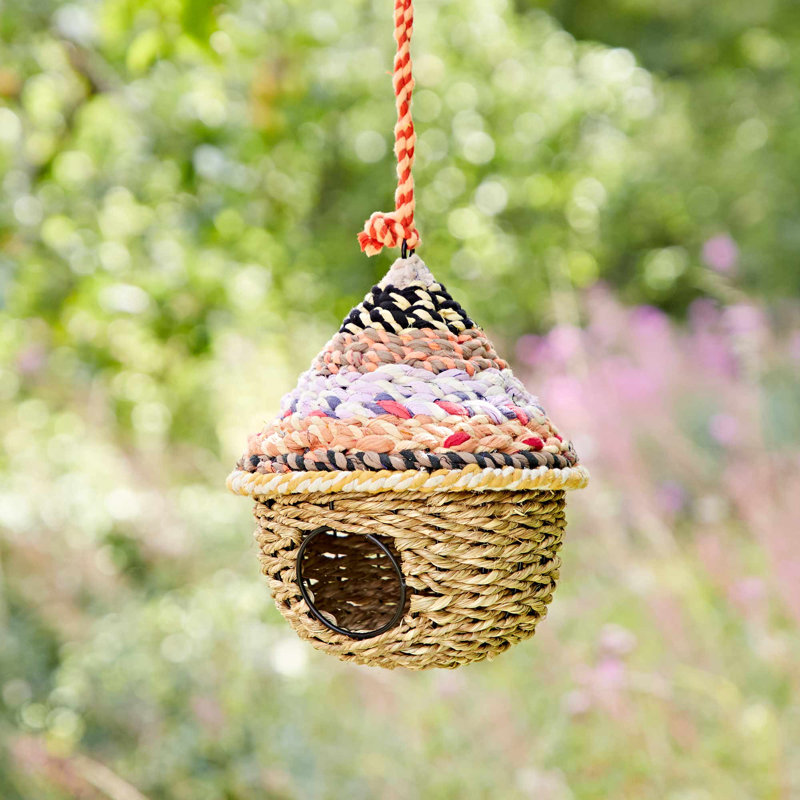 Round Recycled Cotton Birdhouse