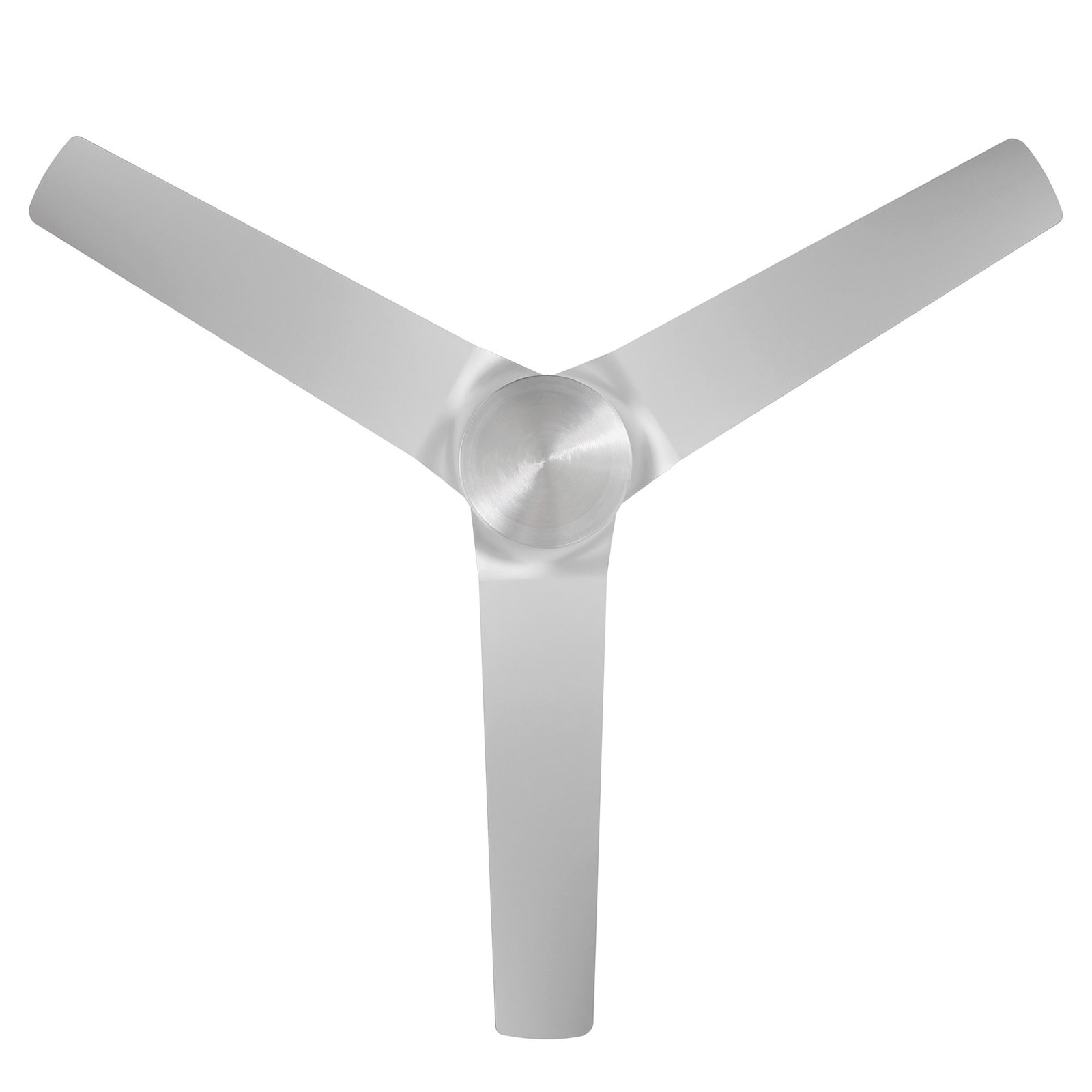Mocha 54" Smart Ceiling Fan with Light Kit, Without Light Kit, Brushed Aluminum