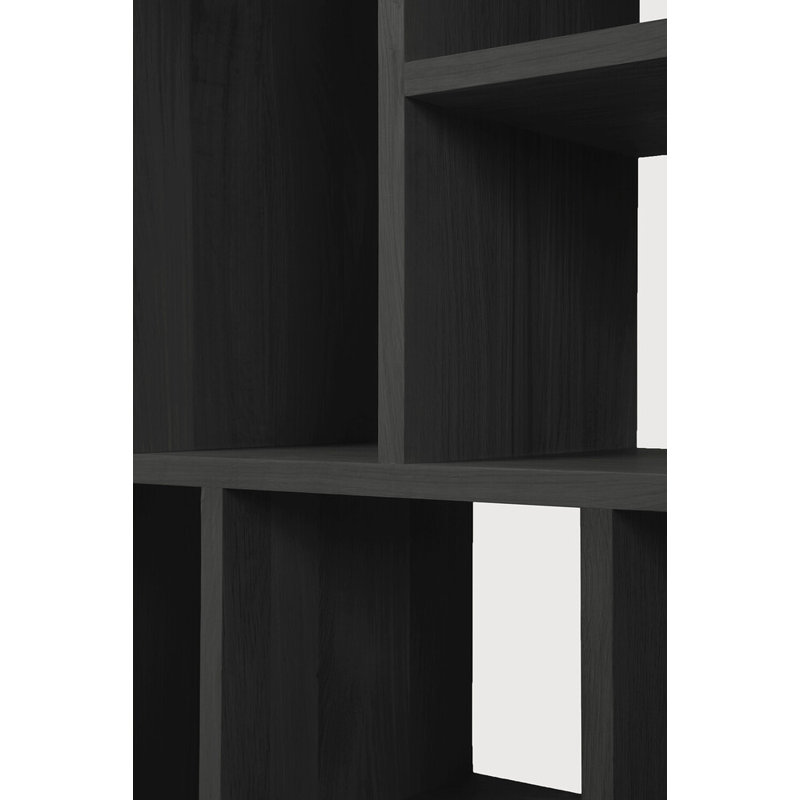 M Solid Wood Etagere Bookcase