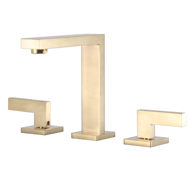 Widespread Bathroom Faucet, Brass