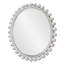  Miroir rond Cyra, ivoire vieilli