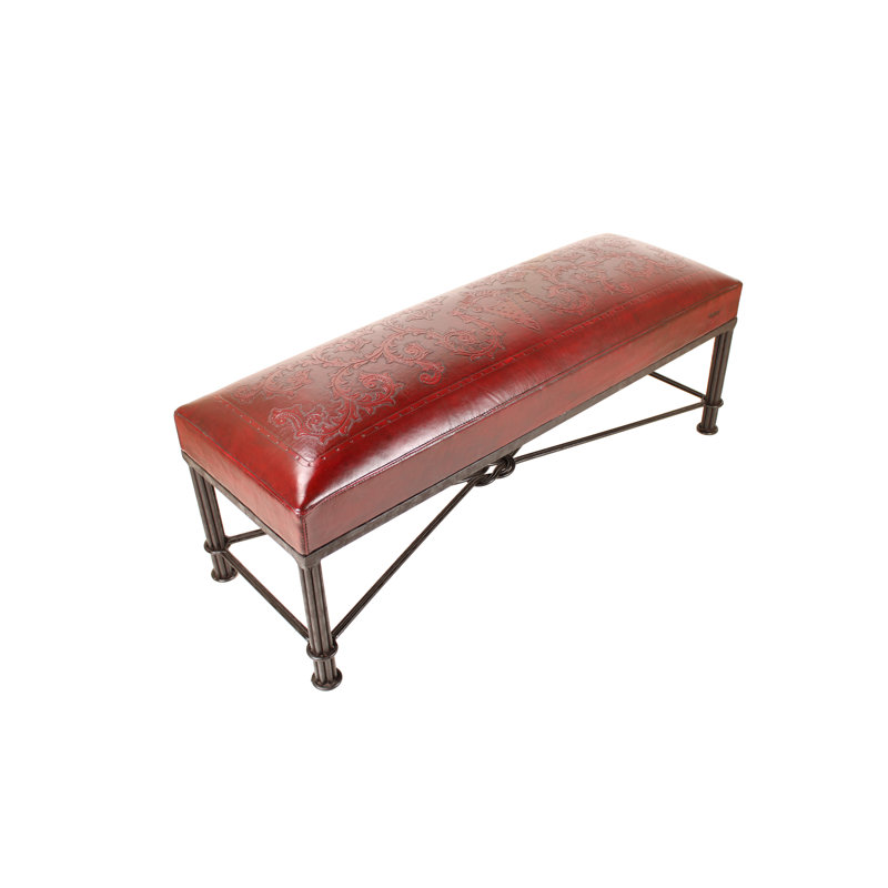 Western Iron Super Bench Colonial Red