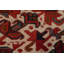 Tapis rouge en laine fabriqué à la main 9 x 12
