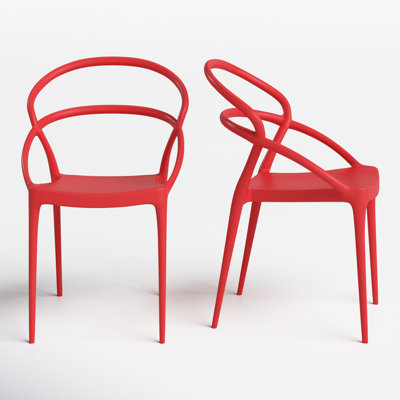 Grover Stacking Patio Dining Armchair