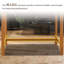Table de bar d'extérieur, table de bar à hauteur de comptoir de patio résistante aux intempéries pour le jardin, la cour, le balcon, le bord de la piscine, l'intérieur