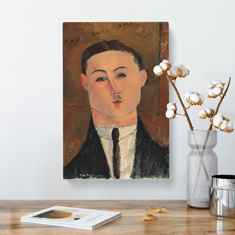 Paul Guillaume Vol.2 by Amedeo Modigliani - Wrapped Canvas Painting, 50cm H x 35cm W x 3cm D