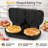 Double Waffle Maker With Adjustable Temp, Heart Waffle & Classic Waffle Iron