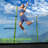 SKYBOUND 10' X 17' Rectangle Backyard Trampoline with Safety Enclosure - Green