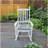 Wooden Porch Rocker Chair  WHITE, Without Mat