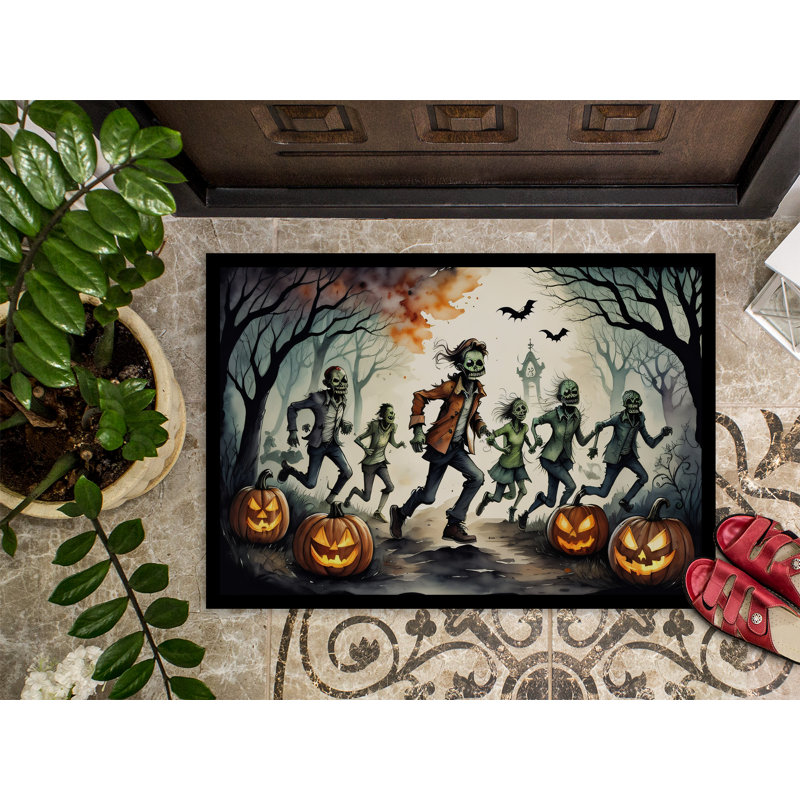 Zombies effrayants _2287, L 24 po x L 36 po