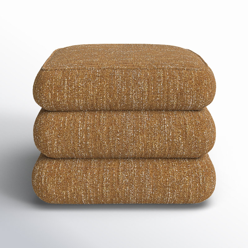 Donia Lowtide Stool, Amber Glow, Amber Glow Mustard Tweed