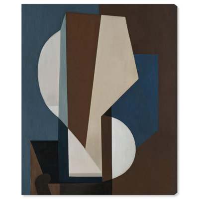 Monumental Shape II Canvas Print Modern Abstract Art by Art Remedy, Gallery Wrapped, 30 x 36