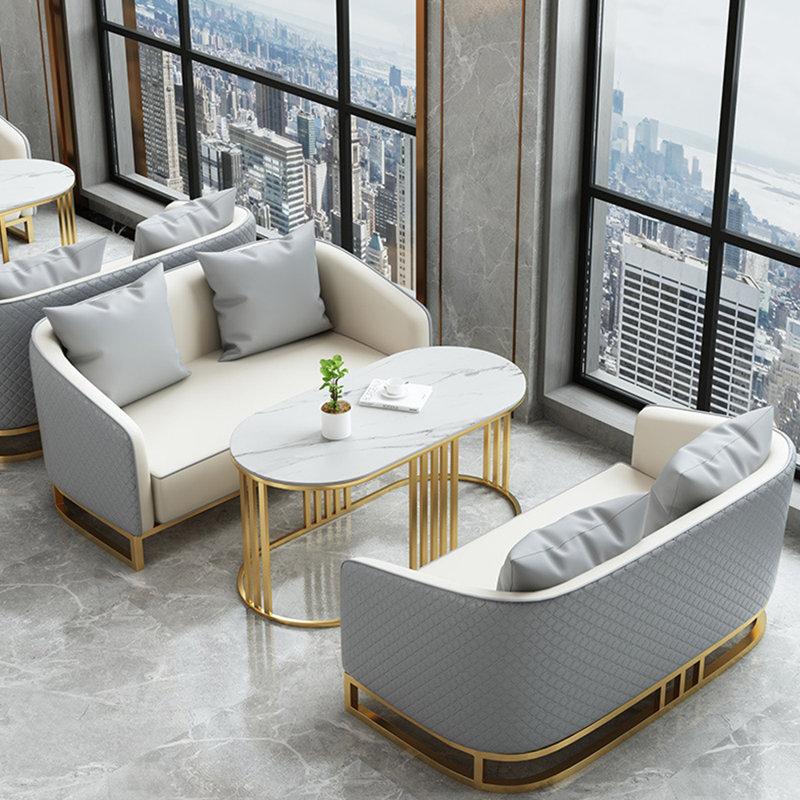 Banc rembourré en similicuir Light Luxury Hotel