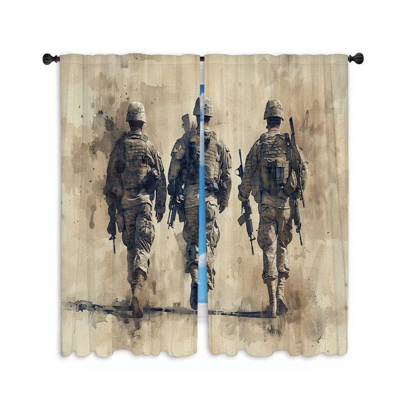 Paire de rideaux obscurcissant en polyester Eftica, L 20 po x L 84 po