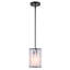 1-Light & 4-Light Matte Black Cloud Glass Pendant Light, Adjustable Height 16.5"-71.7", Handblown Glass Shade, ETL Listed for Kitchen Island Dining Room Living Room-361278672