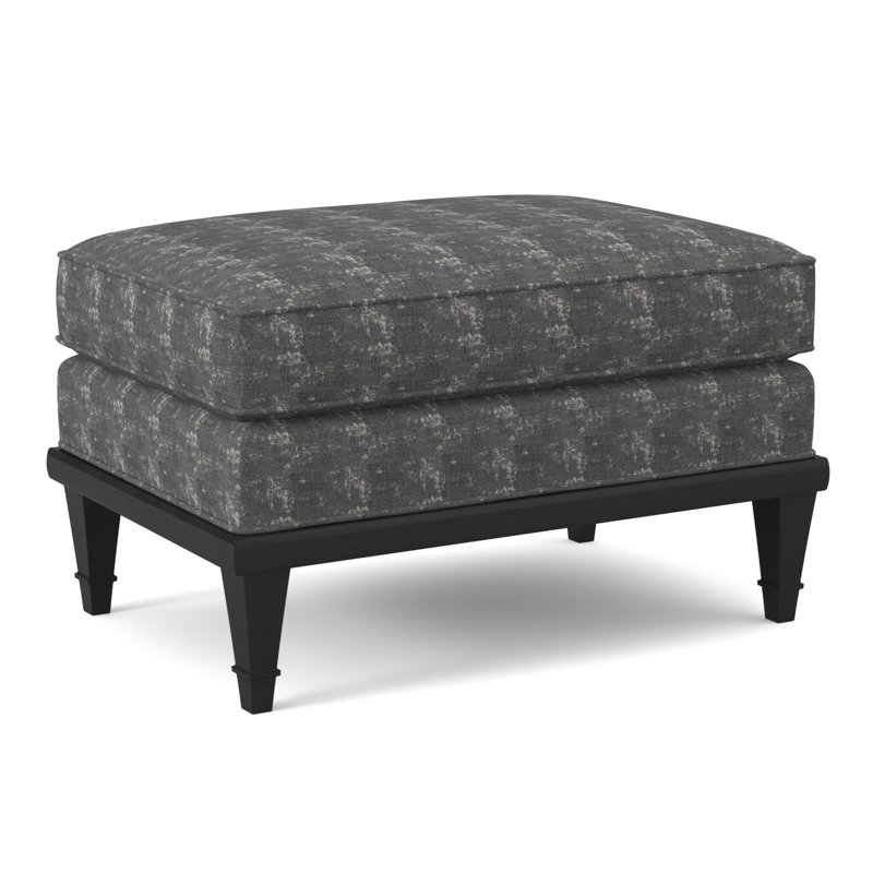 Dublin Ottoman, Elise Linen, Espresso