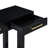 Ustyle 3 Entryway Table - Long For Corridor, Foyer Modern Minimalist, Stable & Functional, Black Console With 3 Drawers Entryway, Living Room Higher Stability, Easy Assembly,
