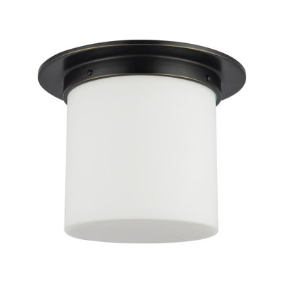 Mineral 11-in Brass Flush Mount