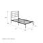 Ottorina Metal Bed-61682080-61682081